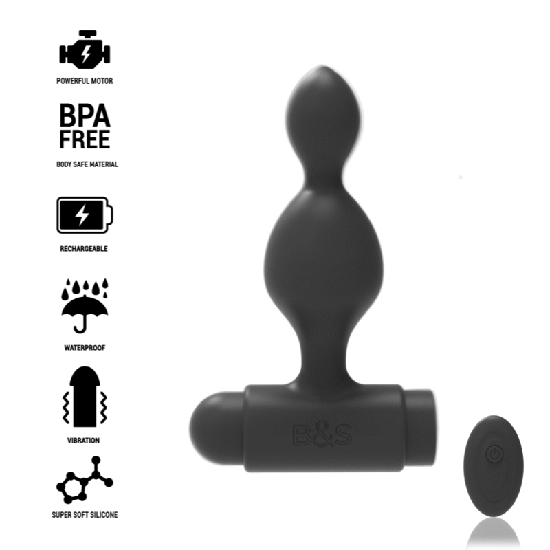 TUCKER plug tapón anal con control remoto y USB