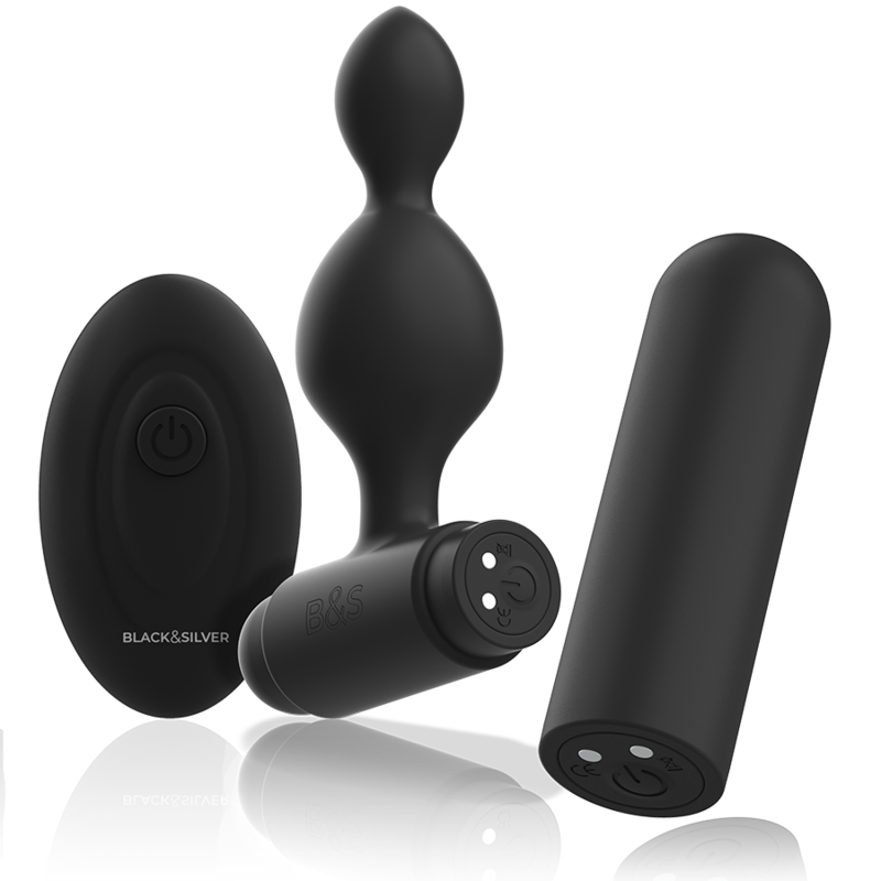 TUCKER plug tapón anal con control remoto y USB, componentes
