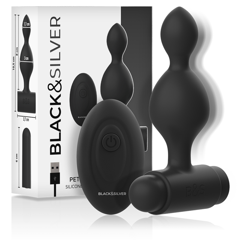 TUCKER plug tapón anal con control remoto y USB, con empaque original