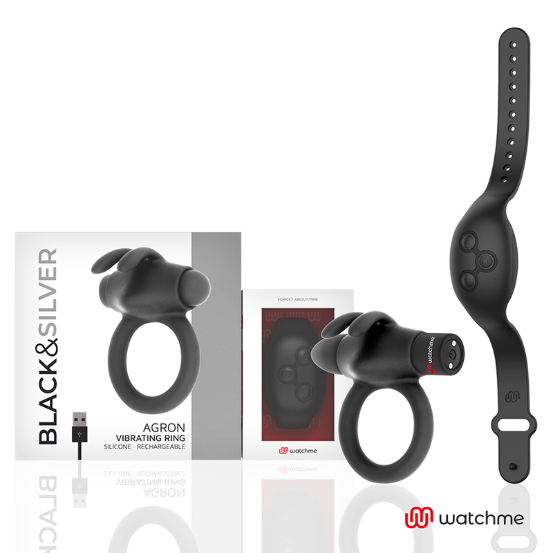 AGRON Anillo para pene con control remoto, con caja