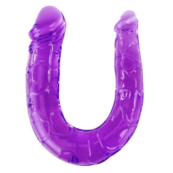 DOUBLE DONG dildo realista doble lila
